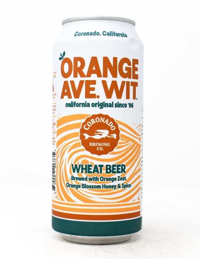 Coronado Brewing Co., Orange Ave. Wit., Wheat Beer, 16oz Can