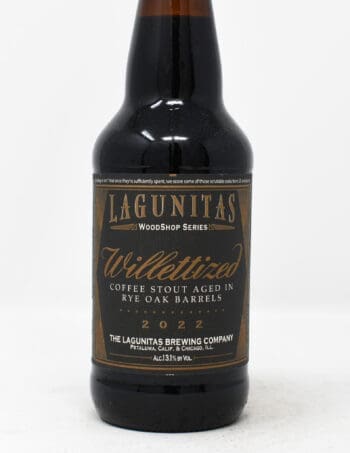 Lagunitas, Willetized, Coffee Stout Aged in Rye Oak Barrels 2022, 12oz Bottle