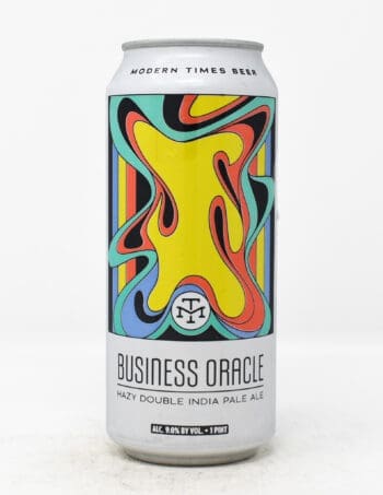 Modern Times Beer, Business Oracle, Hazy Double IPA, 16oz can