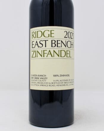 Ridge, East Bench, Zinfandel, Dry Creek Valley, California 2021