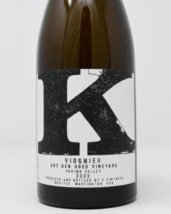 K Vintners, Art Den Hoed Vineyard, Viognier, Yakima Valley, Washington 2022