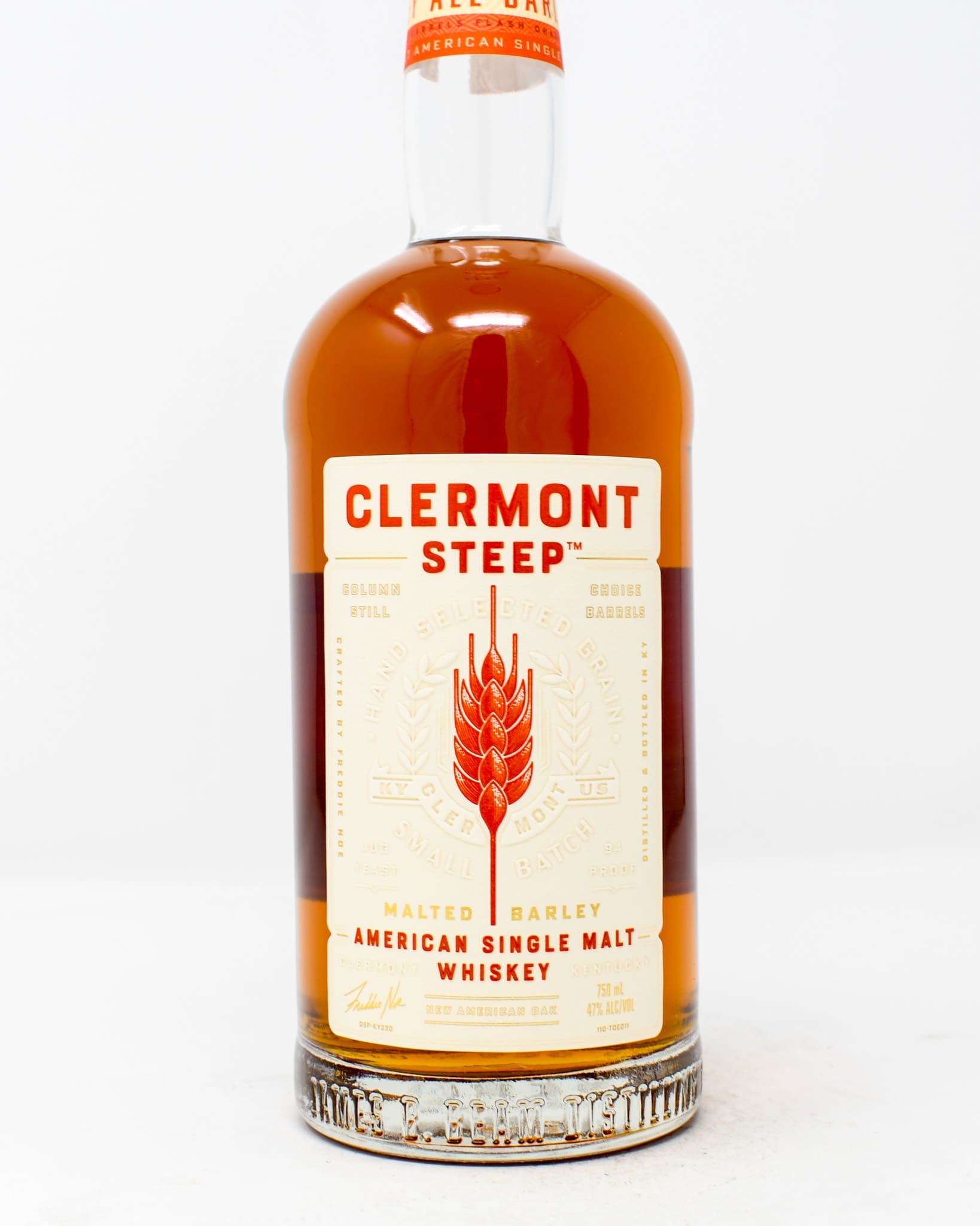 Clermont Steep, American Single Malt Whiskey, 750ml -