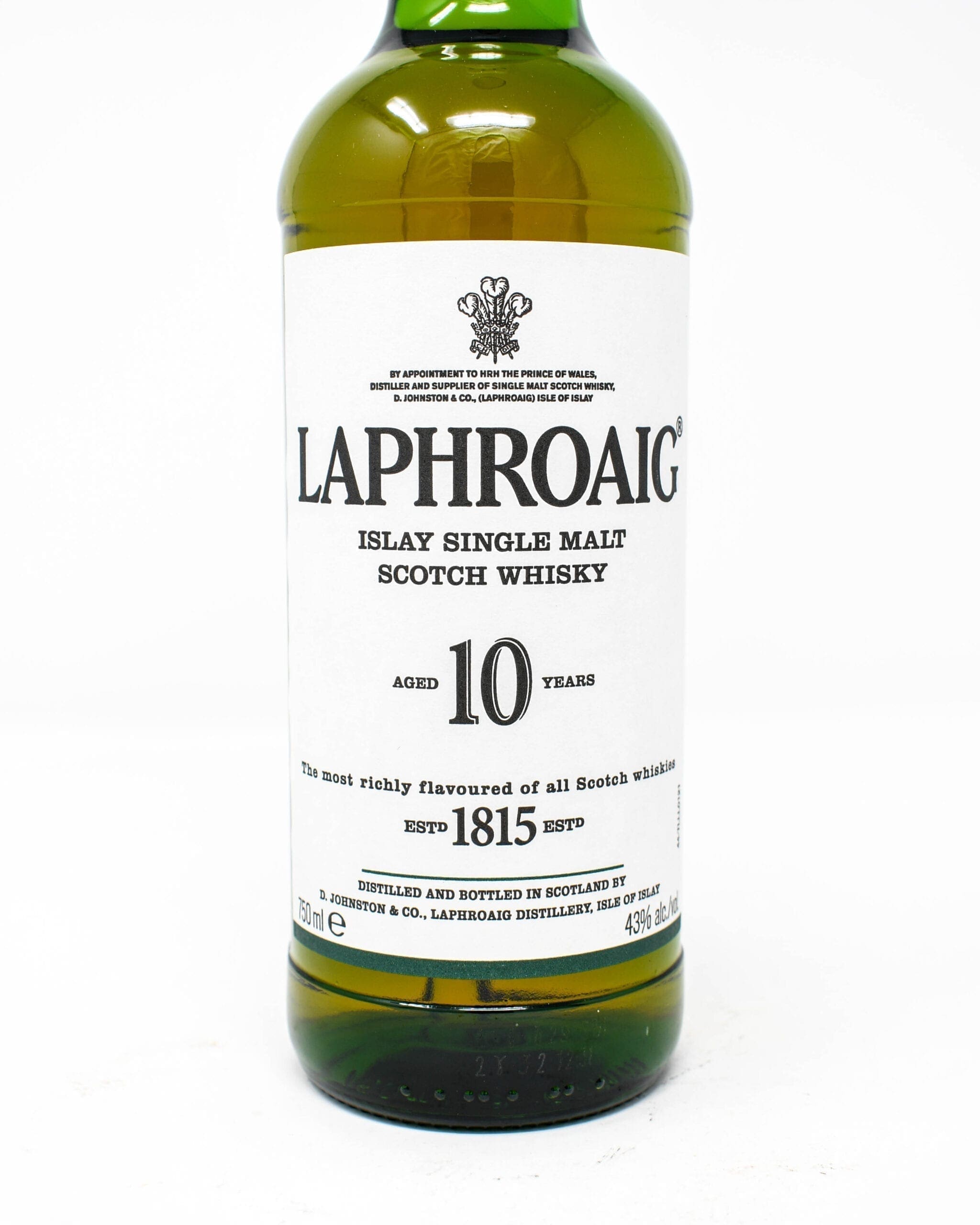 LAPHROAIG 10years 43℃ 750ml 2本セット Laphroaig Islay Single Malt Scotch Whisky 10 Yr. 750ml.