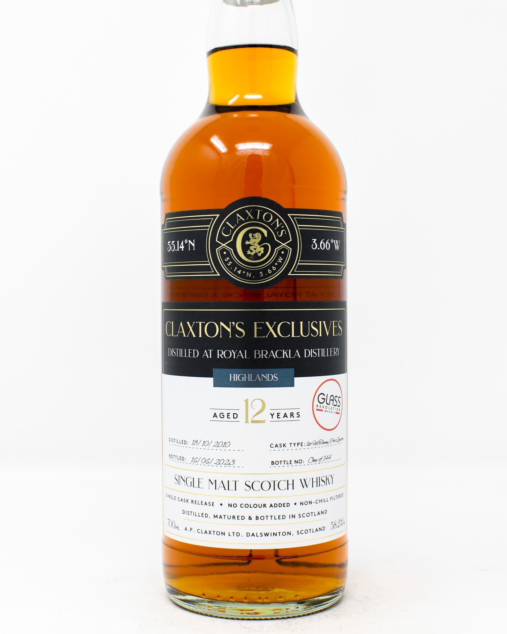 Claxton's 12年 シングルモルトウイスキー a8290493-ee4f-44ee-8faa-