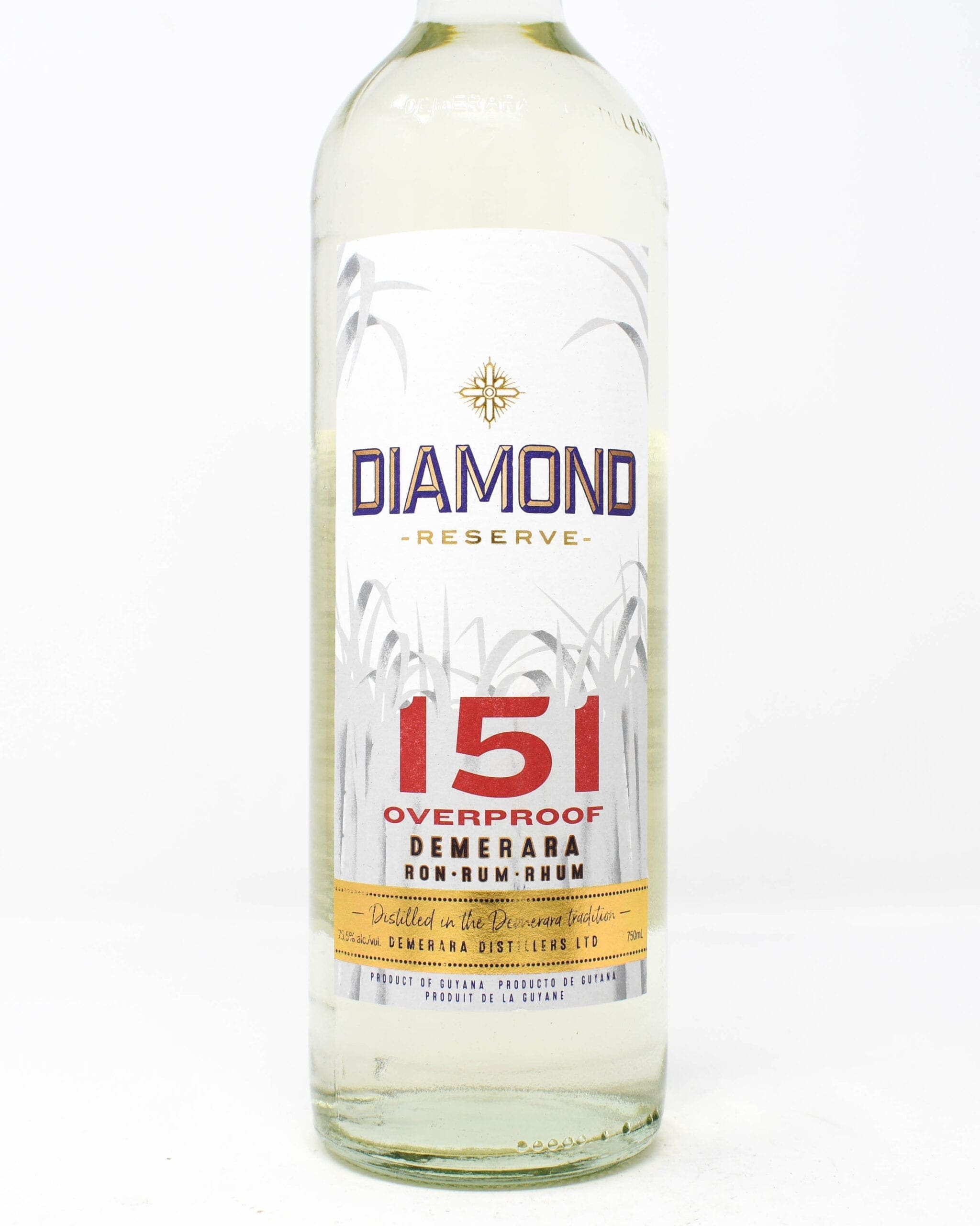 Diamond Reserve, Overproof 151, Demerara Rum, 750ml -