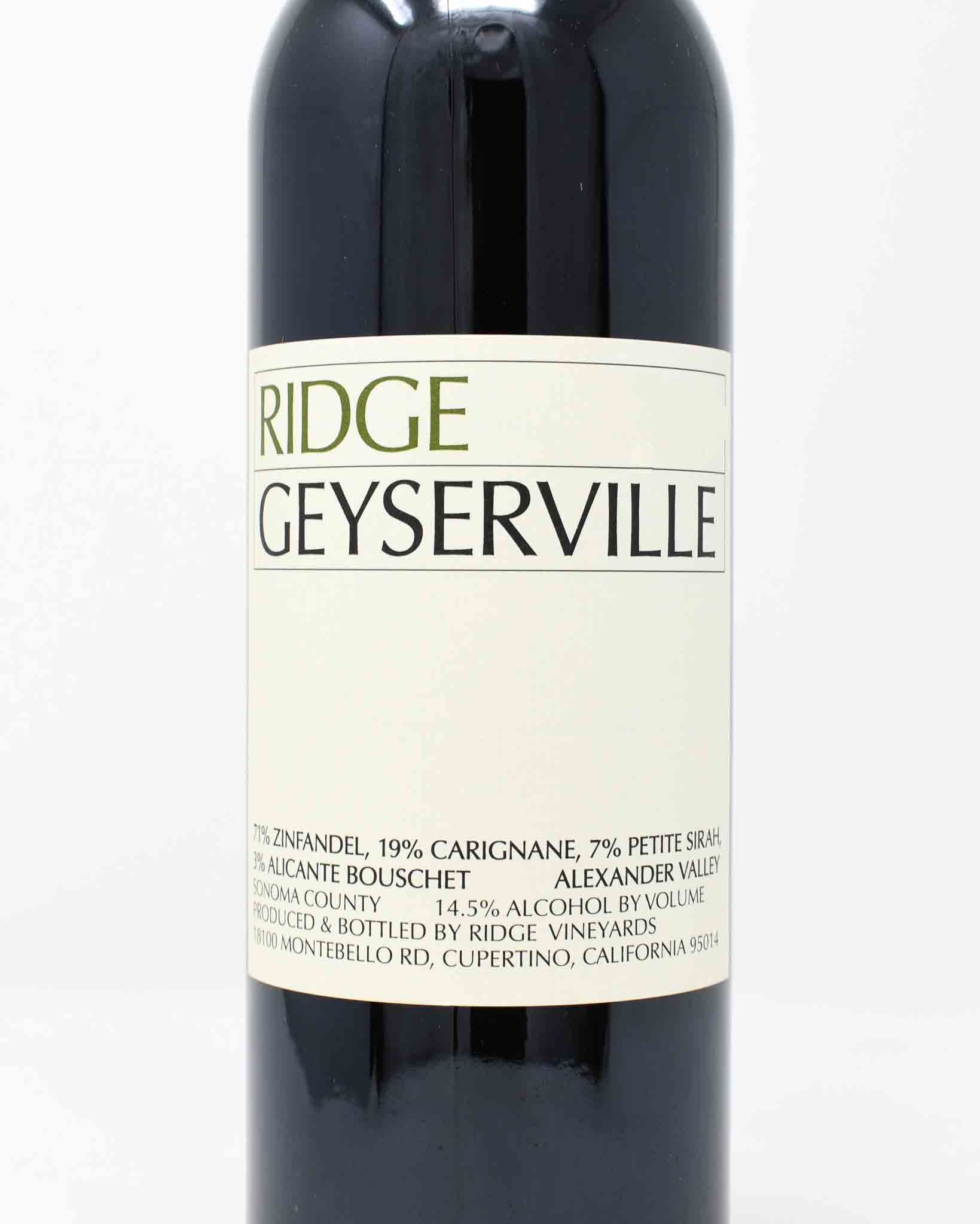 Ridge, Geyserville, Alexander Valley, Sonoma County 2023