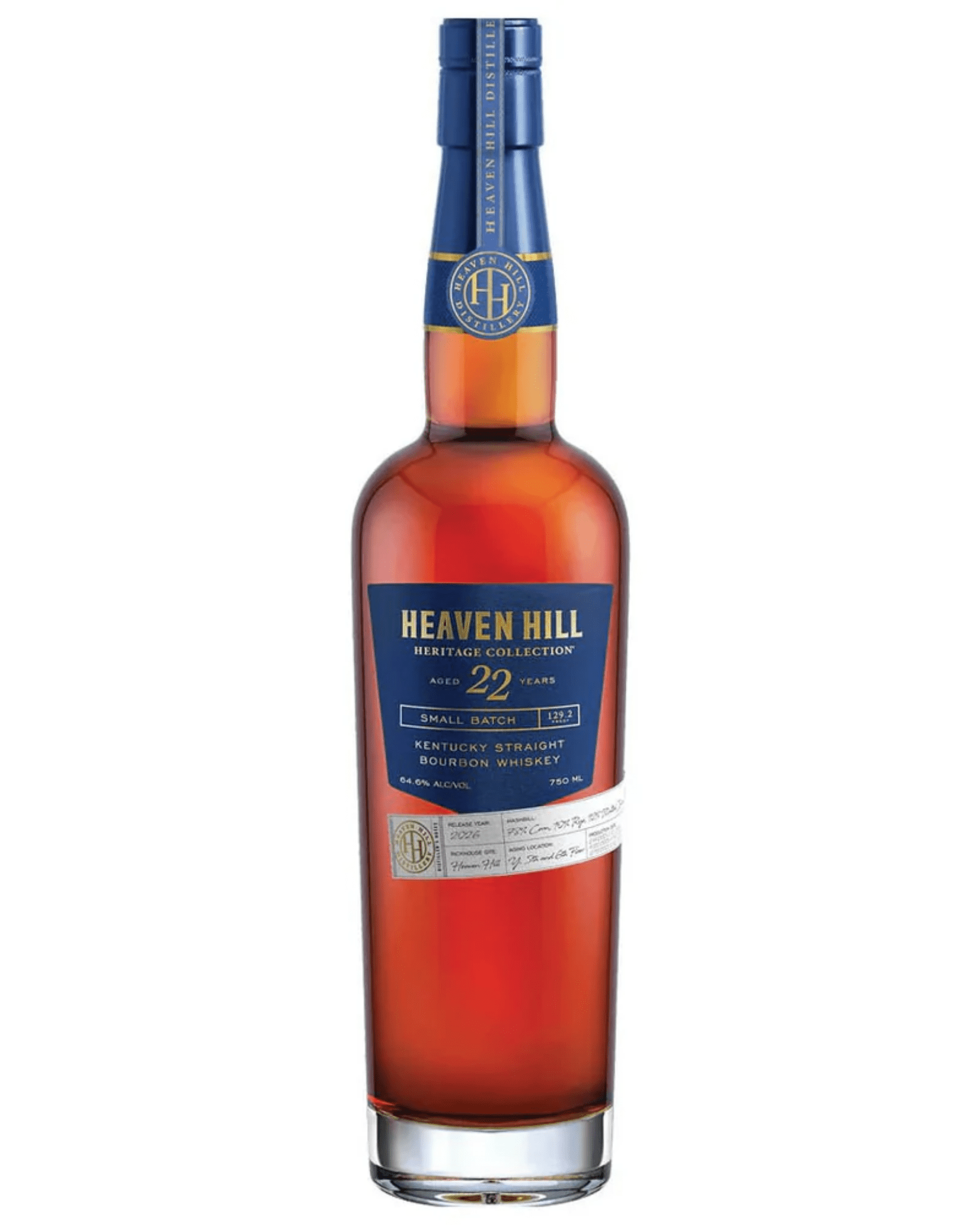 Heaven Hill, Heritage Collection, Aged 22 Years, Kentucky Straight Bourbon Whiskey 750ml 2026